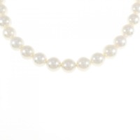 シルバークラスプ アコヤパール ネックレス 7.5-8mm