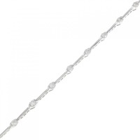 K18WG ダイヤモンド ブレスレット 0.70CT