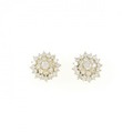 K18YG ダイヤモンド ピアス 1.06CT