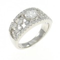 PT ダイヤモンド リング 0.559CT F SI1 VG