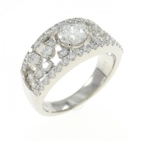 PT ダイヤモンド リング 0.559CT F SI1 VG
