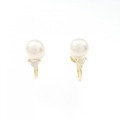 K18YG アコヤパール イヤリング 7.6mm