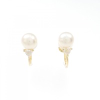 K18YG アコヤパール イヤリング 7.6mm