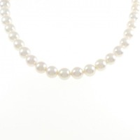 シルバークラスプ アコヤパール ネックレス 7.5-8.0mm