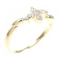 K18YG ダイヤモンド リング 0.11CT