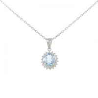 PT アクアマリン ネックレス 0.72CT