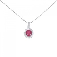 PT ルビー ネックレス 4.230CT