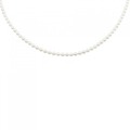 シルバークラスプ アコヤパール ネックレス 3-3.5mm