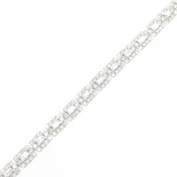 K18WG ダイヤモンド ブレスレット 5.12CT