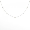 K18PG ダイヤモンド ネックレス 1.01CT