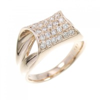 K18PG パヴェ ダイヤモンド リング 0.31CT