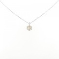 K18WG ソリティア ダイヤモンド ネックレス 0.20CT