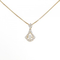 K18YG ダイヤモンド ネックレス 1.00CT