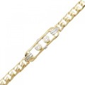 K18YG/PT ダイヤモンド ブレスレット 0.62CT