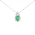PT エメラルド ネックレス 0.89CT