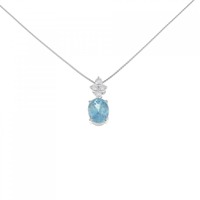 PT ジルコン ネックレス 3.45CT