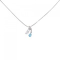 PT パライバトルマリン ネックレス 0.133CT