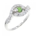 PT デマントイドガーネット リング 0.18CT