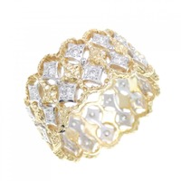 K18YG/PT ダイヤモンド リング 0.529CT