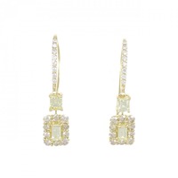 【新品】K18YG ダイヤモンド ピアス 1.00CT