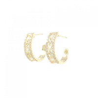 【新品】K18YG ダイヤモンド ピアス 0.54CT