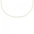 シルバークラスプ アコヤパール ネックレス 3-3.5mm