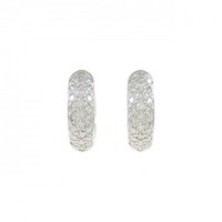 K18WG ダイヤモンド ピアス 1.70CT