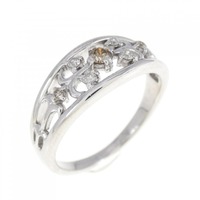 K18WG ダイヤモンド リング 0.15CT