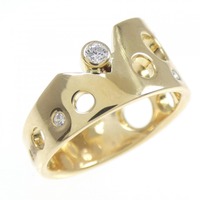 K18YG ダイヤモンド リング 0.11CT