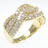 K18YG ダイヤモンド リング 1.50CT