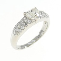 PT ハート ダイヤモンド リング 0.47CT