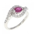 PT ルビー リング 0.37CT