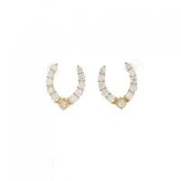 【リメイク】K18YG ダイヤモンド ピアス 0.20CT