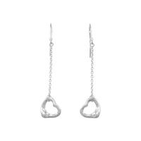 ティファニー オープンハート ドロップ ピアス