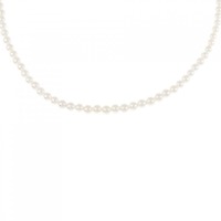 シルバークラスプ アコヤパール ネックレス 3-3.5mm