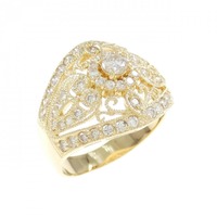 K18YG ダイヤモンド リング 1.00CT