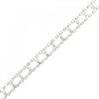 K18WG ダイヤモンド ブレスレット 2.50CT