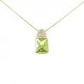 K18YG ペリドット ネックレス 1.91CT