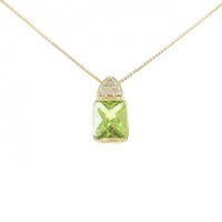 K18YG ペリドット ネックレス 1.91CT