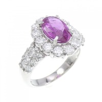 PT サファイヤ リング 1.556CT