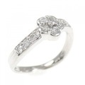 PT フラワー ダイヤモンド リング 0.24CT
