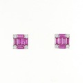 【新品】PT ルビー ピアス 1.14CT