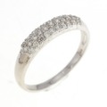 K18WG ダイヤモンド リング 0.20CT