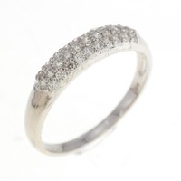 K18WG ダイヤモンド リング 0.20CT