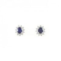 PT サファイヤ ピアス