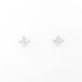 PT フラワー ダイヤモンド ピアス 0.50CT