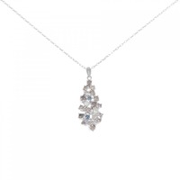 K18WG ダイヤモンド ネックレス