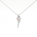PT パパラチアサファイヤ ネックレス 0.326CT
