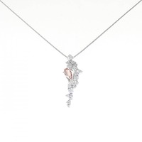 PT パパラチアサファイヤ ネックレス 0.326CT