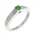 K18WG デマントイドガーネット リング 0.21CT